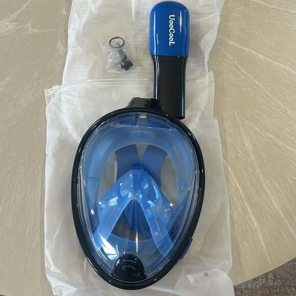 New UooCooL Full Face Snorkel 180° View Snorkeling Mask - S/M - Picture 2 of 8